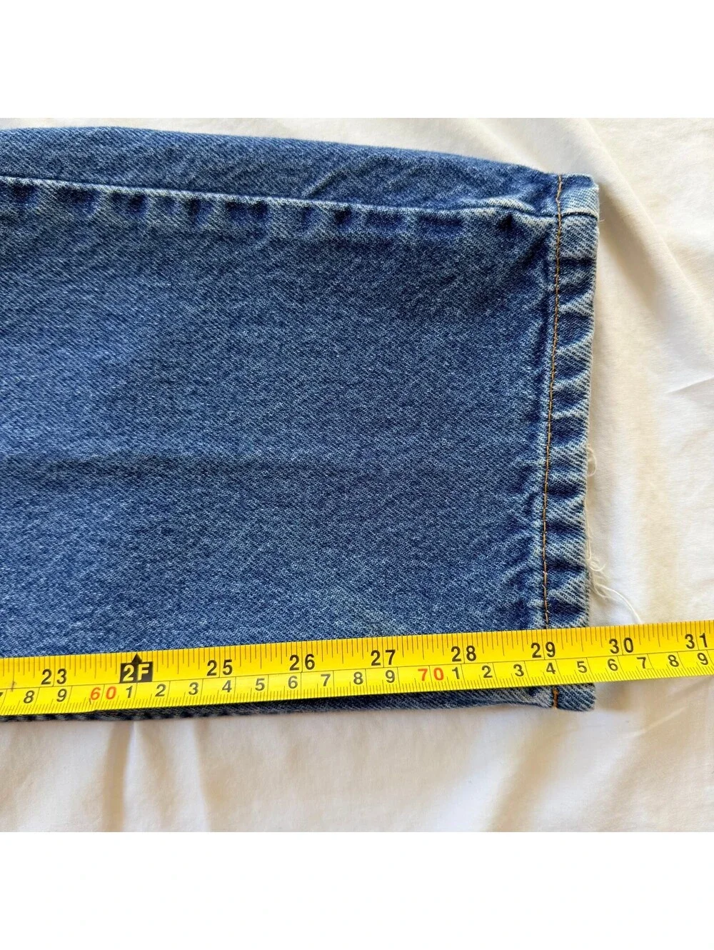 Vintage 1995 Levi's 505 Orange Tab Jeans Mens 34x30 Regular Straight Denim